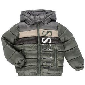 Guess  HOODED PADDED LS PUFFER W/ZIP  jassen  kind Kaki