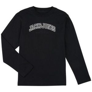 Jack & Jones - JJECALEB - Shirt - Grijs / Zwart / Wit - Lange Mouw