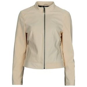 Desigual - LAS VEGAS - Leren Jas - Wit - Dames