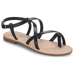 Only  ONLMANDALA-15 FOIL CROSSOVER SANDAL  sandalen  dames Zwart