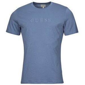 Guess  CLASSIC PIMA  Shirts  heren Blauw