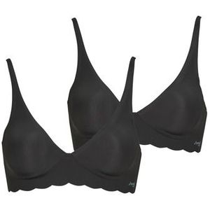 SLOGGI - Zero Microfibre 2.0 - BH Set van 2 - Zwart - Polyamide