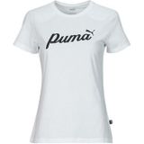 Puma - T-shirt - Wit - Regular Fit - Korte Mouwen