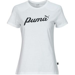 Puma - T-shirt - Wit - Regular Fit - Korte Mouwen