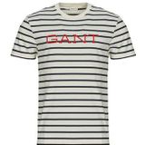 Gant - 2003307 - T-shirt - Gestreept - Katoen - Korte Mouwen