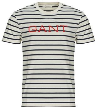 Gant - 2003307 - T-shirt - Gestreept - Katoen - Korte Mouwen