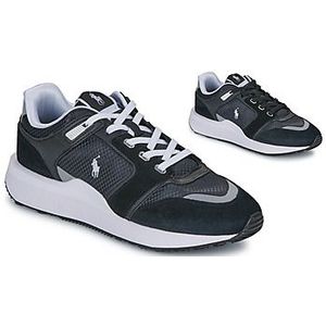 Polo Ralph Lauren - Train 89 V2 - Sneakers - Zwart - Leer - Plat - Veters - Casual