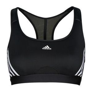 adidas - PWR MS 3S - Sportbeha - Zwart/Wit