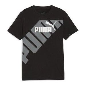 Puma  PUMA POWER GRAPHIC TEE B  Shirts  kind Zwart