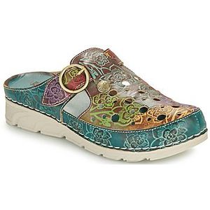 Laura Vita  DORRY  klompen  dames Blauw