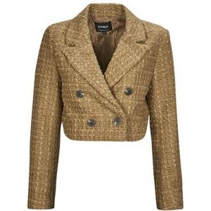 Only  ONLNEWKENNEDY BOUCLE BLAZER OTW  Jassen  dames Bruin