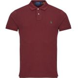 Poloshirt - Effen - Katoen - Slanke Pasvorm - Kwartmouw