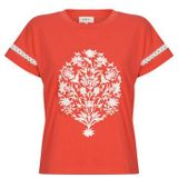 Derhy  ZIBELINE TEE SHIRT  Shirts  dames Oranje