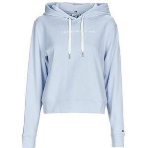 Tommy Hilfiger  REG FROSTED CORP LOGO HOODIE  Truien  dames Blauw
