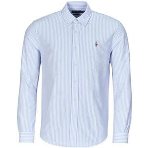 Polo Ralph Lauren  CHEMISE AJUSTEE COL BOUTONNE EN OXFORD MESH PIQUE  overhemden  heren Blauw