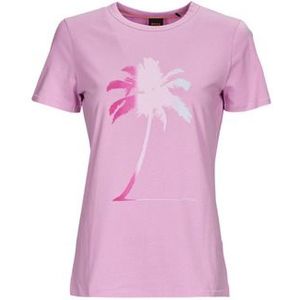 BOSS  C_Elogo_print5  Shirts  dames Roze