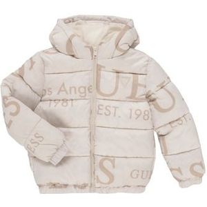 Guess  OVERSIZE HOODED LS PUFFER  jassen  kind Beige