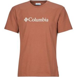 Columbia  CSC Basic Logo Tee  Shirts  heren Bruin