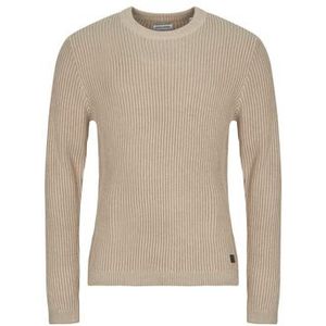 Jack & Jones - JJEDOVER KNIT CREW NECK - Gebreide Trui - Moonbeam