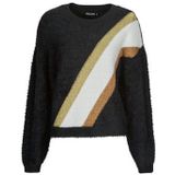 Pieces - PCMILO LS LUREX KNIT KAC FC - Trui - Zwart - Dames