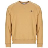 Timberlandvoor mannen. TB0A2BNKEH31 Sweater met ronde hals en geborstelde achterkant Exeter River geel (L), Casual, Katoen