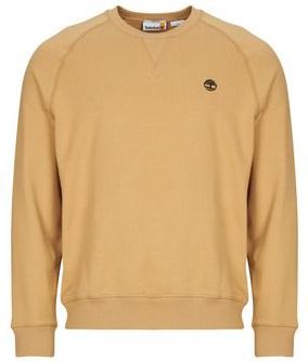 Timberlandvoor mannen. TB0A2BNKEH31 Sweater met ronde hals en geborstelde achterkant Exeter River geel (L), Casual, Katoen