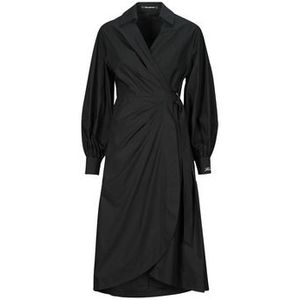 Karl Lagerfeld  WRAP SHIRT DRESS  jurken  dames Zwart