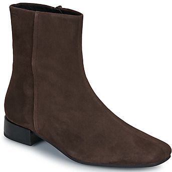 VAGABOND SHOEMAKERS - Mona - Enkellaarsjes - Donkerbruin - Leer en Suède