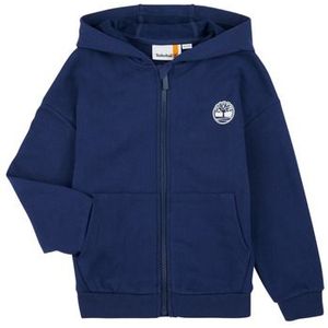 Timberland - T60451 - Cardigan - Groen - 80% Katoen, 20% Polyester, Capuchon, Ritssluiting