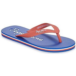 Pepe jeans  BAY BEACH BASIC B  slippers  kind Blauw