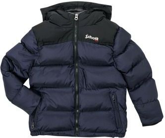 SCHOTT - Donsjas - Blauw - 10-16 jaar - Nylon materiaal