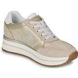 TOM TAILOR - 9590090002 - Damessneakers - Gouden Crème - Meerkleurig Dienblad