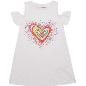 Desigual  VEST_BLOOM  Jurken kind Wit