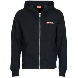 Diesel  S-GINN-HOOD-ZIP-DIV  Truien  heren Zwart