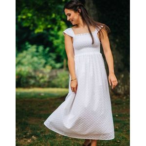 Céleste  MANON  jurken  dames Wit
