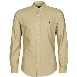 Polo Ralph Lauren  CHEMISE CINTREE SLIM FIT EN OXFORD LEGER TYPE CHINO COL BOUTONNE  overhemden  heren Beige