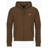 Polo Ralph Lauren  SWEATSHIRT ZIPPE EN DOUBLE KNIT TECH  Truien  heren Bruin
