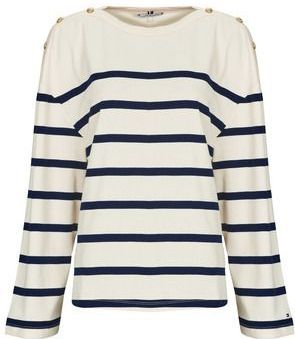 Tommy Hilfiger - Damesshirt - Gestreept - Puur Katoen - Relaxed Fit