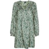 Vero Moda - Vmjloe L/S Short Dress Wcn Btq GA - Jurk - White Cap Gray