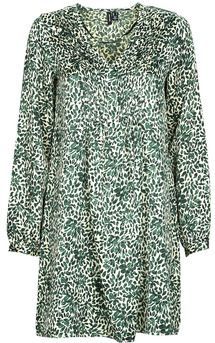 Vero Moda - Vmjloe L/S Short Dress Wcn Btq GA - Jurk - White Cap Gray