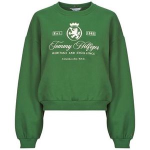 Tommy Hilfiger  VARSITY CREST FLEECE SWTSHRT  Truien  dames Groen