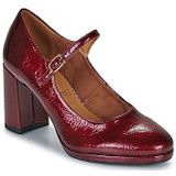 Pumps - Rood - Mary Jane - Metallic Finish - Blokhak