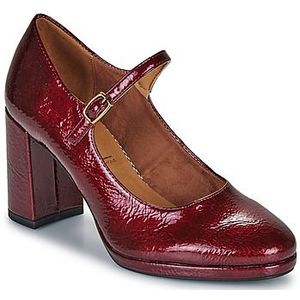 Pumps - Rood - Mary Jane - Metallic Finish - Blokhak