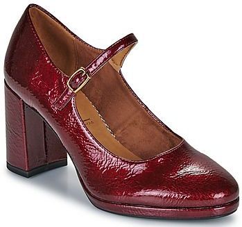 Pumps - Rood - Mary Jane - Metallic Finish - Blokhak