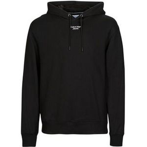 Calvin Klein Jeans  STACKED LOGO HOODIE  Truien  heren Zwart