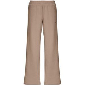 Puma  ESS ELEVATED Straight Leg Pant DK  broeken  dames Beige