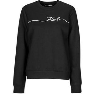 Karl Lagerfeld  SEASONAL LOGO SWEATSHIRT  Truien  dames Zwart