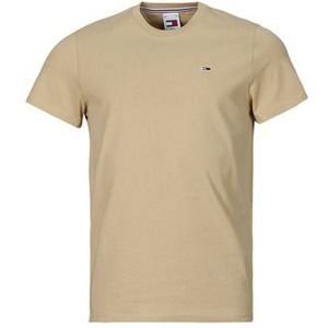 Tommy Jeans  TJM SLIM JERSEY C NECK EXT  Shirts  heren Beige