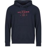 TOMMY HILFIGER - Sweatshirt - Navy - Capuchon - Lange Mouw