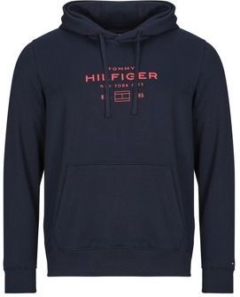 TOMMY HILFIGER - Sweatshirt - Navy - Capuchon - Lange Mouw